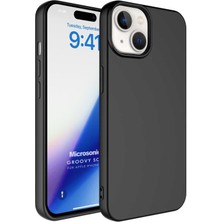 Braventa Collection Kılıf iPhone 15 Için Groovy Soft Siyah [iphone 15 ile Uyumlu Kılıf - Siyah]