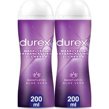 Braventa Collection Durex Play Kayganlaştırıcı & Masaj Jeli Aloe Vera, 200 ml 1 Paket (1 x 1 Adet) X2