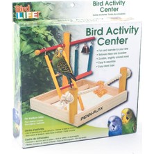 Braventa Collection Penn-Plax Bird Life Ahşap Oyun Parkı, Muhabbet Kuşları ve Papağanlar Için Mükemmel, Küçük