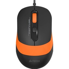 Braventa Collection FM10 Optik 1600 Dpı,4 Buton, Çözünürlük Ayarlamalı Siyah/turuncu Mouse