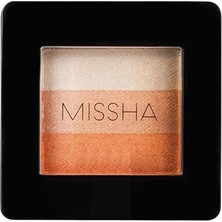 Braventa Collection Mıssha Yumuşak Dokulu, Dökülme Yapmayan 3 Renkli Göz Farı Triple Shadow No.8 (Orange Parade)