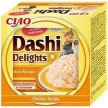 Braventa Collection Inaba Dashi Delights Kedi Maması Islak %100 Doğal Tavuk Eti | Tahıl Içermez, Şekersiz, Yapay Aroma I