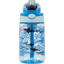 Braventa Collection Contigo Gizmo Flip Pro Sharks Tritan Çocuk Suluğu 420 Açık Mavi