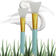 Braventa Collection Buffer® 2li Silikon Temizlemesi Kolay Kullanılabilen Yüz Cilt Bakımı Maske ve Krem Spatulası