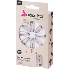 Braventa Collection 24'lü Stiletto Renkli Takma Tırnak - 187