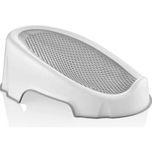 Braventa Collection Bebek Banyo Küveti, Silikon Koruyuculu Küvet, 0-, 58,5 x 32,5 x 23 Cm, Gri, 15 kg Kapasite