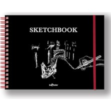 Braventa Collection Çizim Eskiz Defteri Spiralli 120 Gr. Siyah