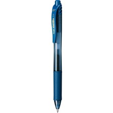 Braventa Collection Pentel Energel x BL107-CAX Jel Tükenmez Kalem, Deniz Mavisi, 0,7 mm Çizgi Kalınlığı, Baskı Mekanizma