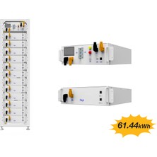 Mexxsun Deye Yüksek Voltaj Lityum Akü 61.44 Kwh