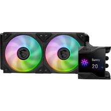 Braventa Collection D240 60MM Sıvı Soğutucu Cpu, 2 x 120MM Argb Fanlar, Buharlaşma Önleyici Boru, Gı Soğutma - Amd ve In