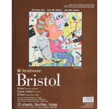 Braventa Collection 400 Serisi Bristol, 2 Katmanlı Parşömen Kağıdı, 27,9 x 35,6 Cm, Ciltli, 15 Yaprak