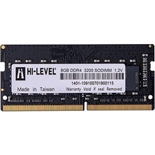 SHC4200 Hi-Level 8gb Ddr4 3200MHZ Notebook Ram HLV-SOPC25600D4/8G (1.2V)