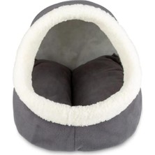 Braventa Collection Bypet Alaska Kedi Yuvası Yıkanabilir, Gri