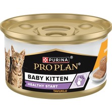 Braventa Collection Purina Healthy Start Tavuklu Yavru Kedi Maması 85GR Konserve x 24 Adet