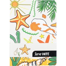 Braventa Collection Defter 15 x 21 Cızgılı Desenli Hardal Sarı