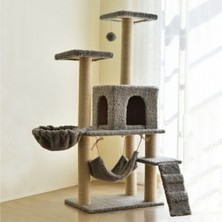 Feyza Design Rahat ve Şık Kedi Evi, Tırmalama Alanı ile Konfor Sağlar