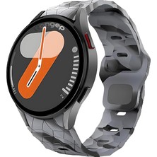 Braventa Collection Sportif Football Pattern Loop 20MM Kordon ile Uyumlu /6/5/4 Serisi Için Kordon (40MM/44MM) Watch 6/4