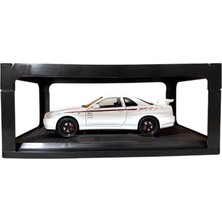 Toysturka 1:24 Metal Model Koleksiyon Araba Nissan Skyline Gt-R R34 Beyaz 19 cm (Döner Ön Tekerler)