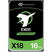Braventa Collection Exos X18, 16 Tb, Kurumsal Dahili Sabit Disk, Sata, Cmr 3.5", Hiper Ölçek Sata 6 Gb/s, 7200 Rpm, 512E