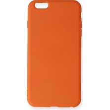 SiHako Iphone 6 Kılıf Nano Içi Kadife Silikon - Turuncu