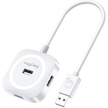 Braventa Collection 4 Portlu USB 2.0 Çoklayıcı Hub Beyaz