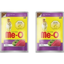 Braventa Collection Me-O Meo Adult Jöle Içerisinde Ton Balıklı Yetişkin Kedi Konservesi 80 gr 2li Paket