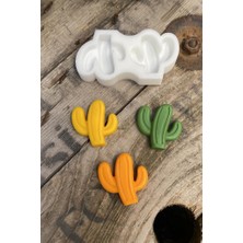 Braventa Collection Kaktüs Mini Mum Kalıbı (Silikon)