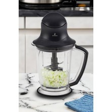 Braventa Collection Karaca Multi Xxl Doğrayıcı 1000 W, Shiny Black