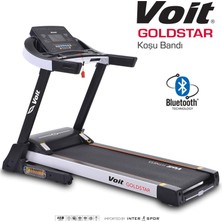 Voit Goldstar Koşu Bandı, Otomatik Eğimli, 3 Hp/av Motorlu, Katlanabilir, Bluetooth App, 18KM Hız, Programlı