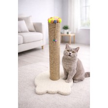 Feyza Design Kedi Kafalı Tırmalama Tahtası 42CM, Eğlenceli ve Dayanıklı Tasarım