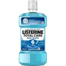 Braventa Collection Listerine Total Care Stay White Günlük Ağız Bakım Suyu 500 ml