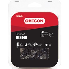 Braventa Collection Oregon E60 Powercut 40 cm (16 Inç) Testere Zinciri, Husqvarna, Stihl, Echo ile Uyumludur