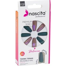 Braventa Collection 24'lü Ballerina Renkli Takma Tırnak - 156