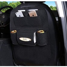 Braventa Collection Araba Araç Oto Koltuk Arkası Keçe Organizer Koruyucu Koltuk Arkası Eşya Düzenleyici Ceplik Çanta Oto