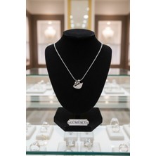 Anka Mücevherat 925 Ayar Gümüş Kuğu Kadın Kolye