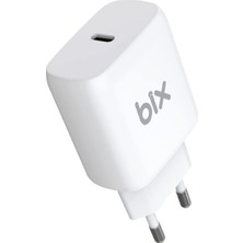 Braventa Collection BX-PD20TA 20W Pd Type-C Hızlı Şarj Adaptörü Hızlı Şarj Protokolü Destekli, iPhone 15 / iPhone 15 Pro