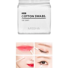 Braventa Collection Mıssha Çift Taraflı Yüzde Yüz Saf Pamuklu Çubuk Swabs 300 Adet