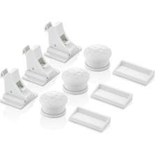 Braventa Collection Güvenlik Ürünü Mıknatıslı Çekmece Kilidi 4lü