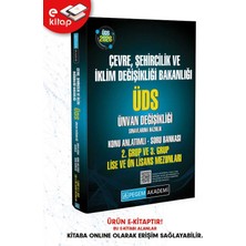 2026 Üds Çevre Şehircilik ve Iklim Değişikliği Bakanlığı Üds Ünva