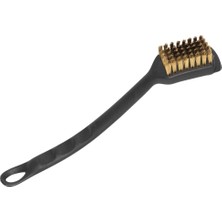 Braventa Collection Aygaz Barbekü Fırçası Küçük, 2 Kat Pirinç Kıl, Ek Sıyırıcı, Barbekü Temizleyici, Ergonomik Barbekü I