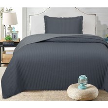 Bella Home Sofia Ponponlu Tek Kişilik Yatak Örtüsü Seti - 180X240 cm