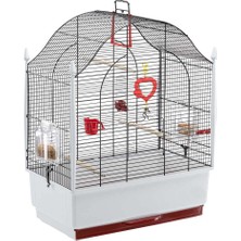 Braventa Collection Kuş Kafesi Villa Kanarya Kuşu, Ispinozları, Muhabbet Kuşu, Metal, Aksesuar Dahil, Tünekler Döner Yem