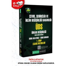 2026 Üds Çevre Şehircilik ve Iklim Değişikliği Bakanlığı Üds Ünva