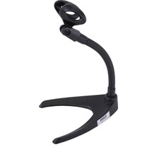 Braventa Collection Pyle Masaüstü Mikrofon Standı - Evrensel Masa Üstü Mikrofon Tutucu, Esnek 8,2 Inç Gooseneck Montajlı