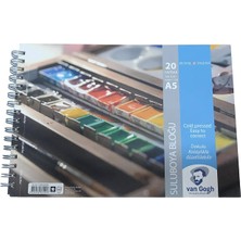 Braventa Collection Suluboya Bloğu 300 gr A5 20 Yaprak Spiralli