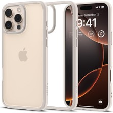 Braventa Collection iPhone 16 Pro ile Uyumlu Ince Kılıf Ultra Hybrid Sararma Karşıtı Duraclear Hava Kanalı Teknolojisi A