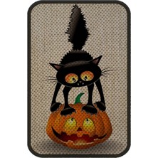 Feyza Design Şık Desenli Kedi Tırmalama Paspası 58X37 Cm, Ev Dekorasyonuna Uygun