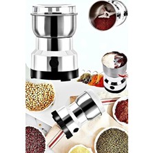 Braventa Collection Elektrikli Kahve Baharat Öğütücü Metal Bıçaklı Un Tahıl Fındık Pirinç Öğütücü Çok Fonksiyonlu 200W