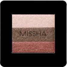 Braventa Collection Mıssha Yumuşak Dokulu, Dökülme Yapmayan 3 Renkli Göz Farı Triple Shadow No.20 ( Coin)