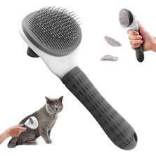 Braventa Collection Kedi ve Köpekler Için Pet Epilasyon Masajlı Kendini Temizleyen Tarak, Bakım Için Slicker Kedi Köpek